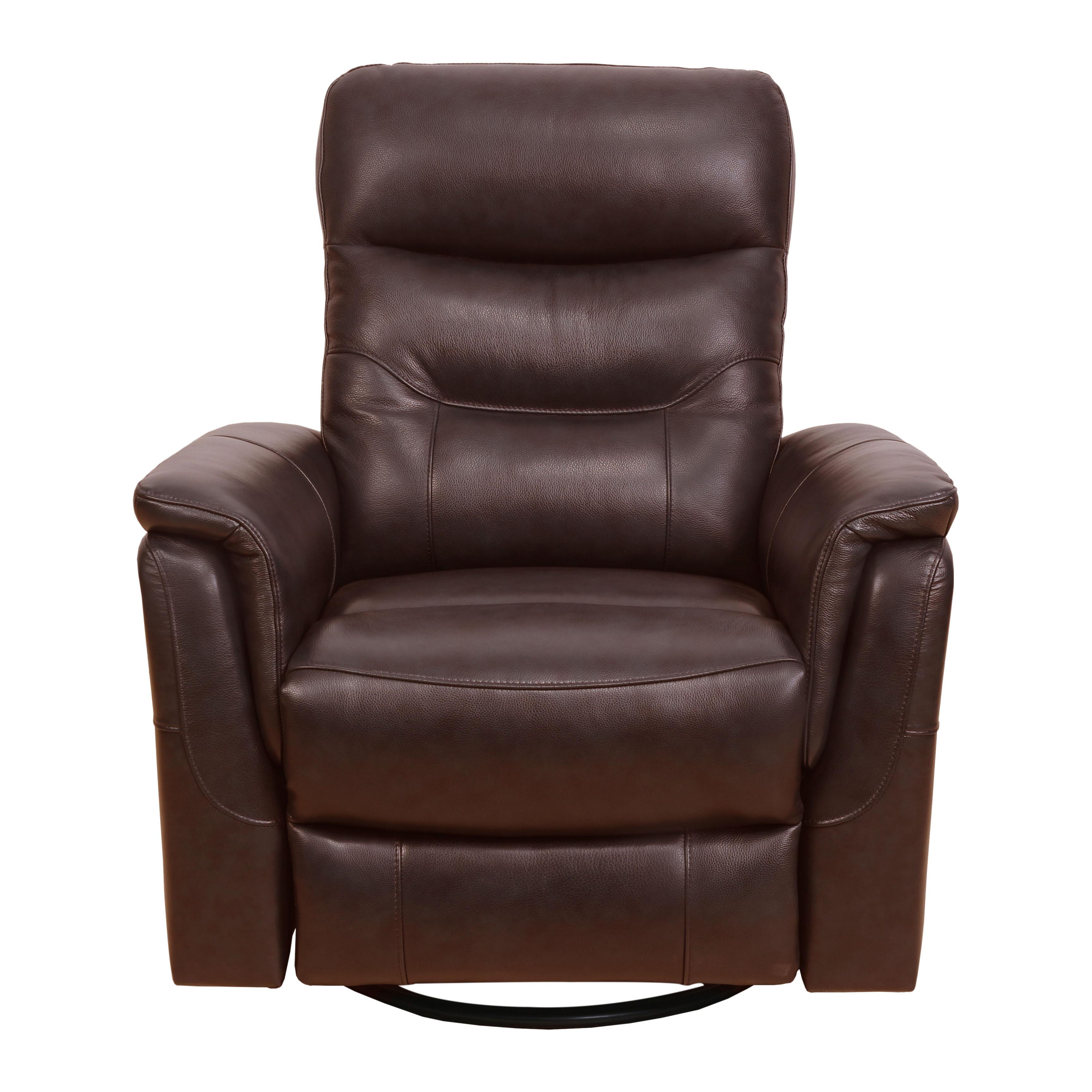 Rent to Own Abbyson Living Palermo Lther Power Swivel Glider at